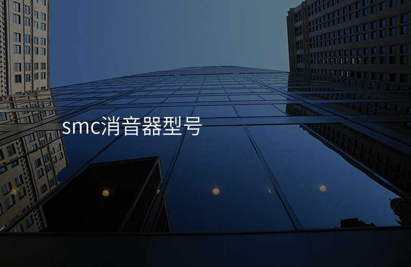 smc消音器型号