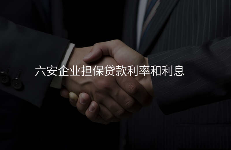 六安企业担保贷款利率和利息