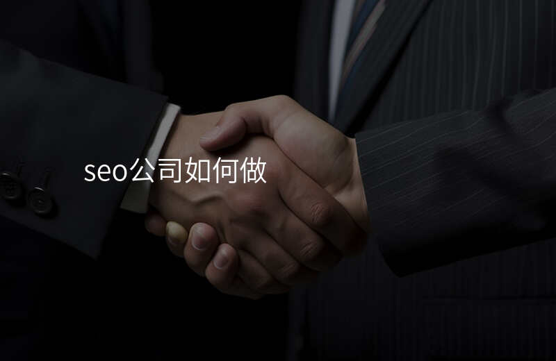 seo公司如何做