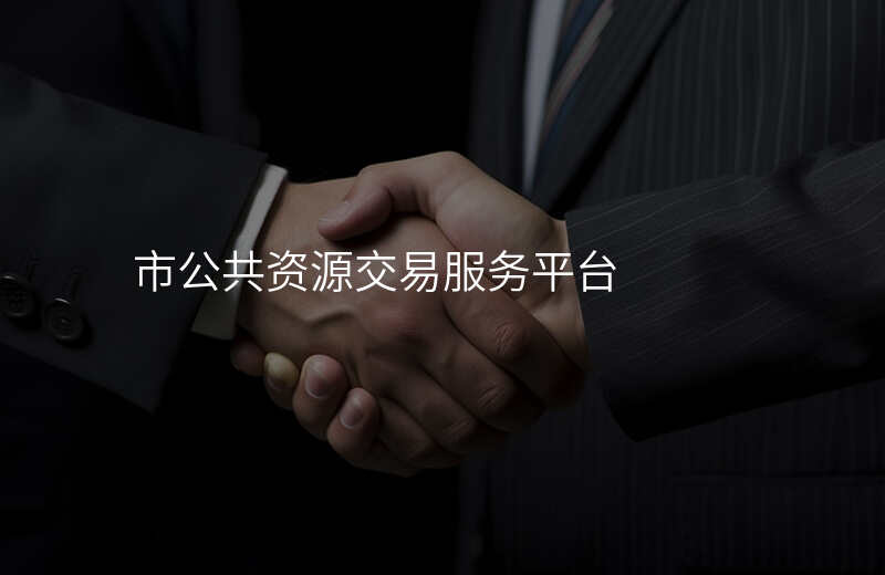 市公共资源交易服务平台