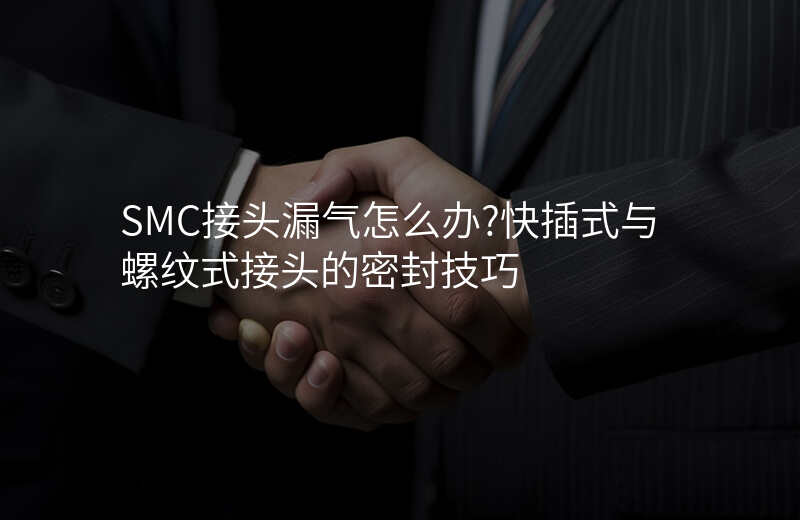 SMC接头漏气怎么办?快插式与螺纹式接头的密封技巧