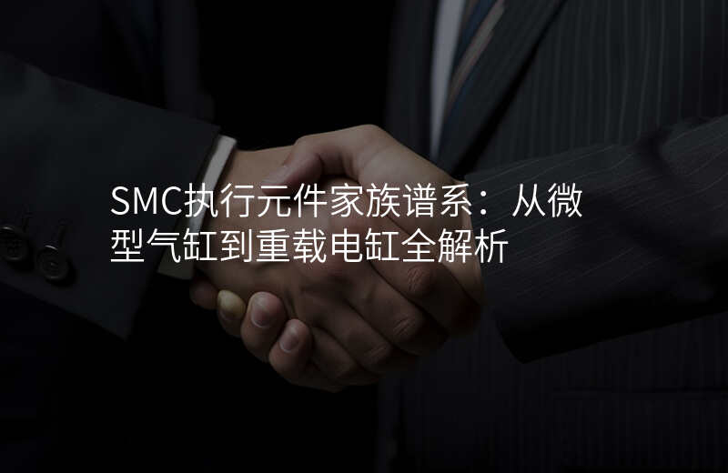 SMC执行元件家族谱系:从微型气缸到重载电缸全解析