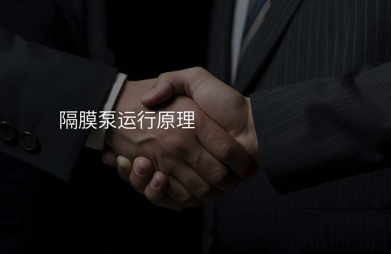 隔膜泵运行原理