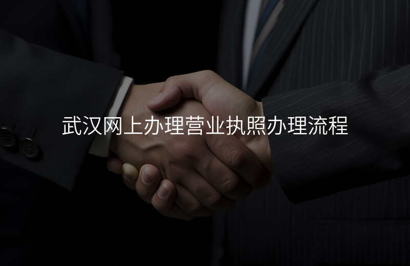 武汉网上办理营业执照办理流程