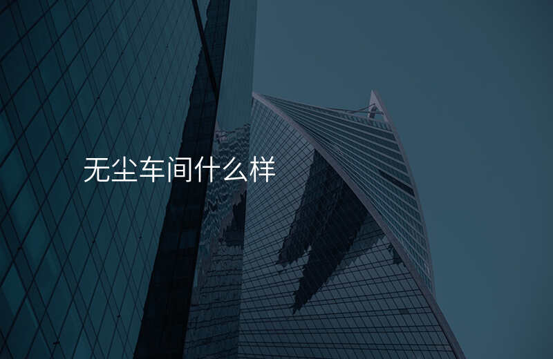 无尘车间什么样