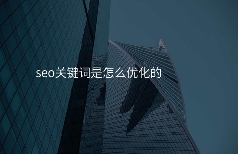 seo关键词是怎么优化的