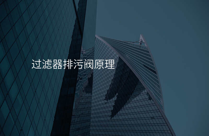 过滤器排污阀原理