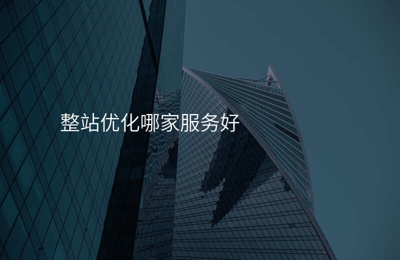 整站优化哪家服务好