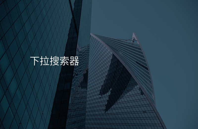 下拉搜索器