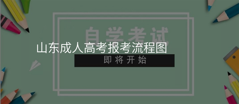 山东成人高考报考流程图