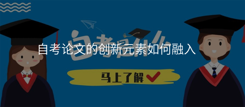 自考论文的创新元素如何融入