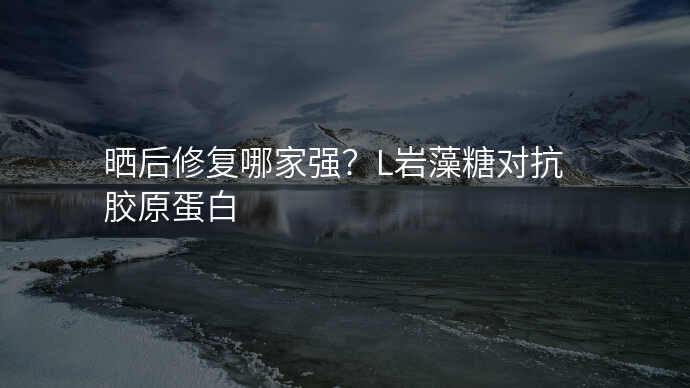 晒后修复哪家强?L岩藻糖对抗胶原蛋白