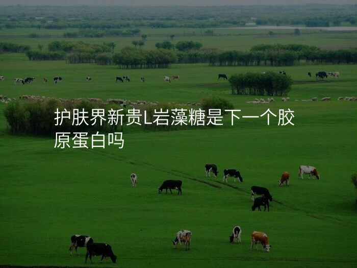 护肤界新贵L岩藻糖是下一个胶原蛋白吗