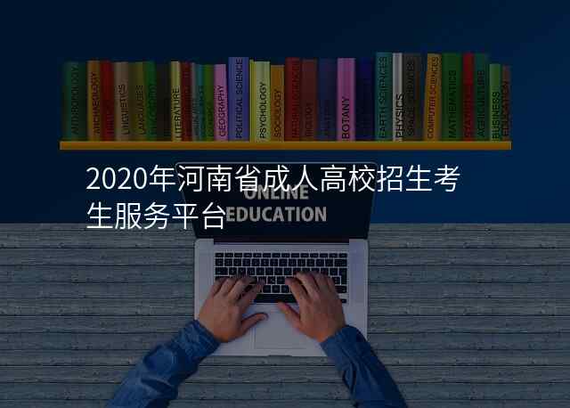 2020年河南省成人高校招生考生服务平台