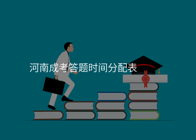 河南成考答题时间分配表