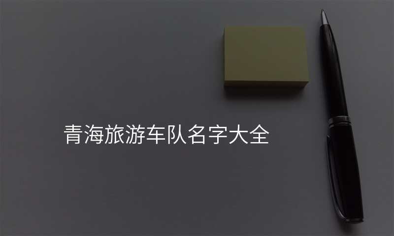 青海旅游车队名字大全