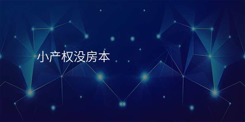 小产权没房本