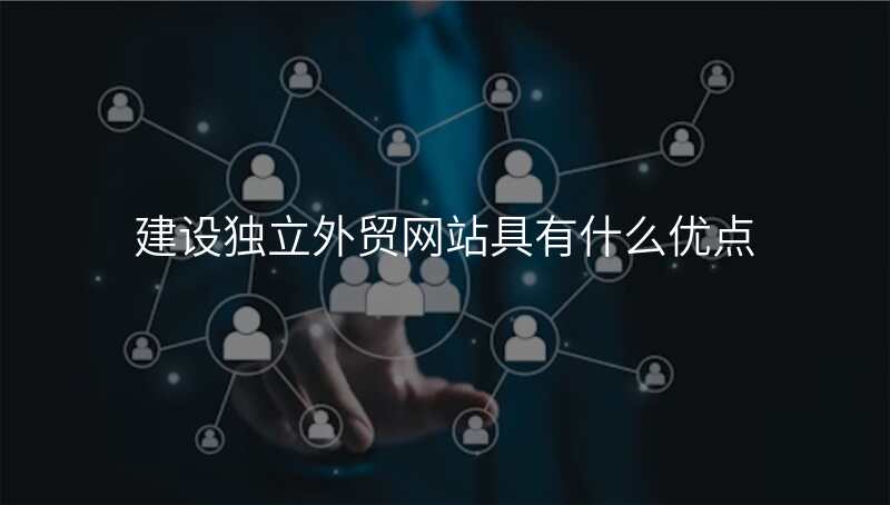 建设独立外贸网站具有什么优点