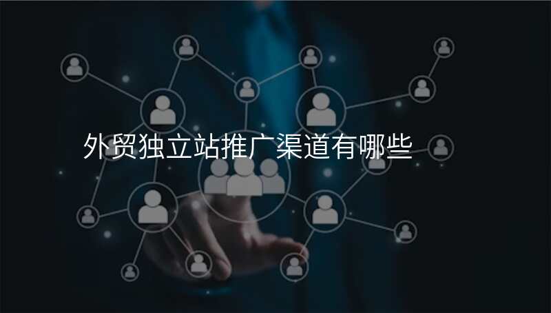 外贸独立站推广渠道有哪些