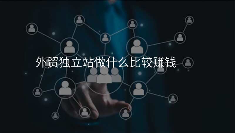 外贸独立站做什么比较赚钱