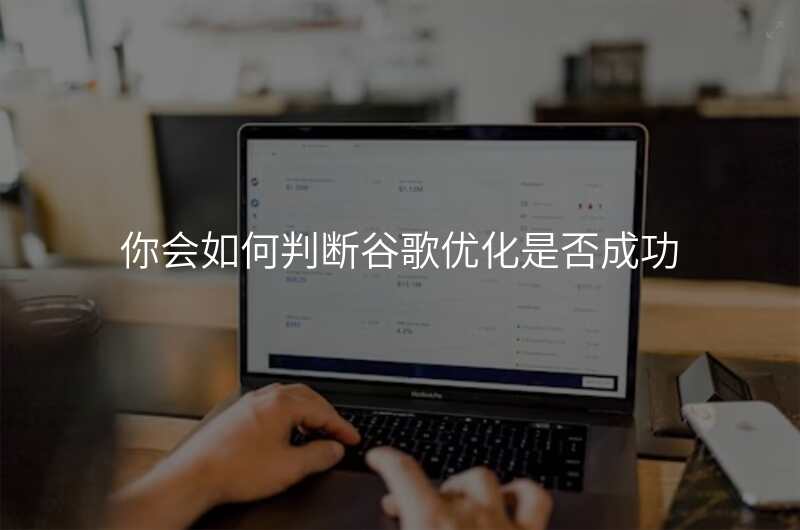 你会如何判断谷歌优化是否成功