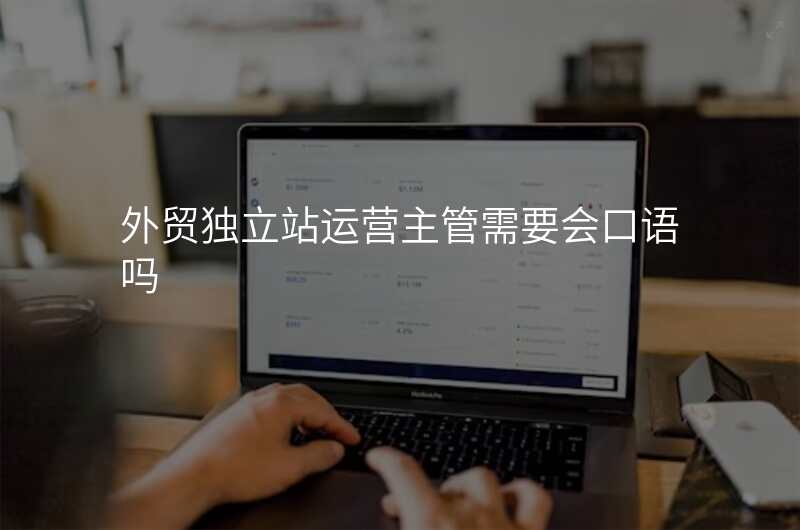 外贸独立站运营主管需要会口语吗