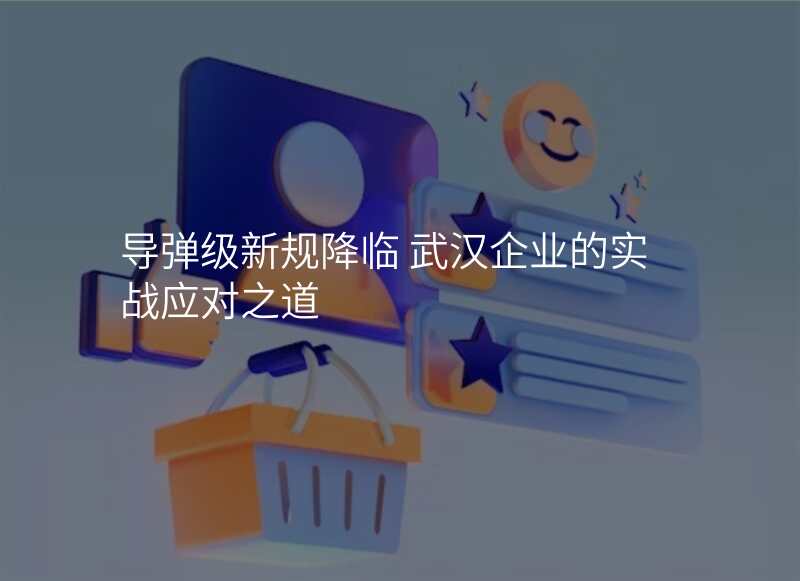 导弹级新规降临 武汉企业的实战应对之道