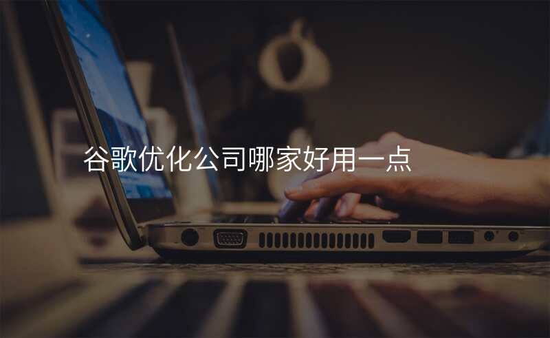 谷歌优化公司哪家好用一点