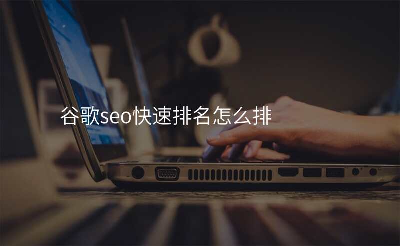 谷歌seo快速排名怎么排