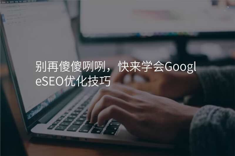 别再傻傻咧咧,快来学会GoogleSEO优化技巧