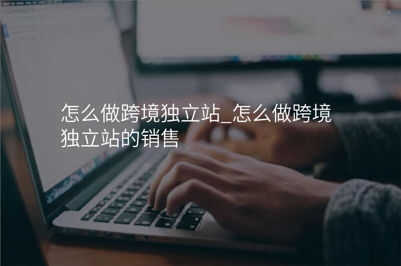 怎么做跨境独立站_怎么做跨境独立站的销售