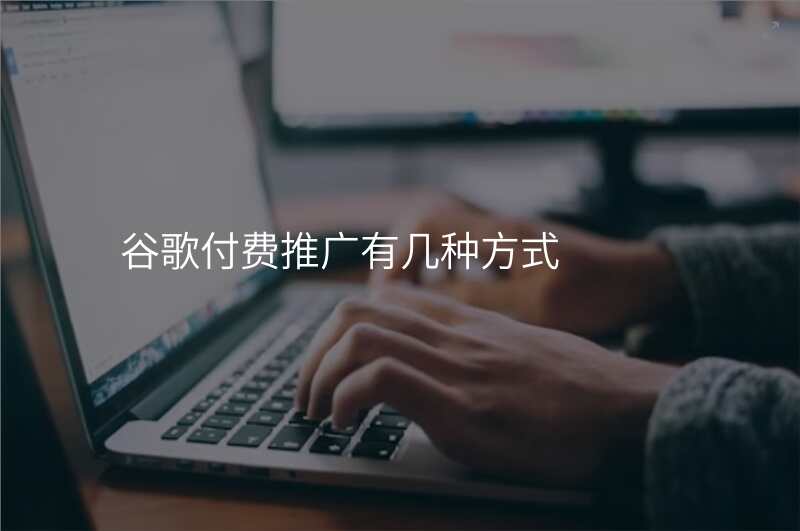 谷歌付费推广有几种方式