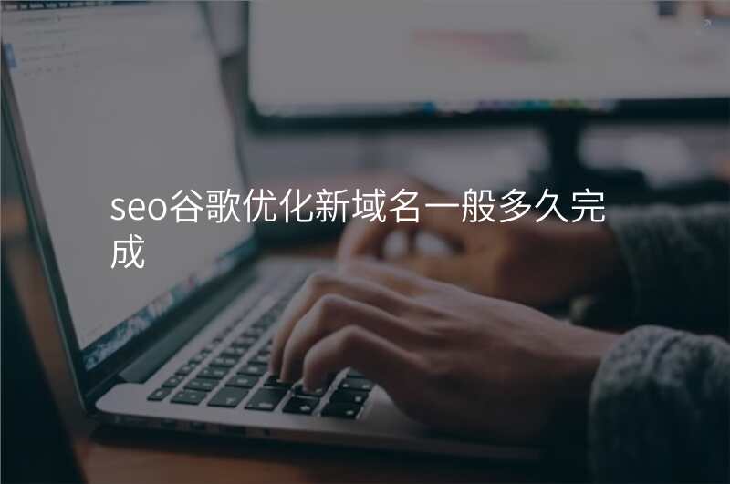 seo谷歌优化新域名一般多久完成