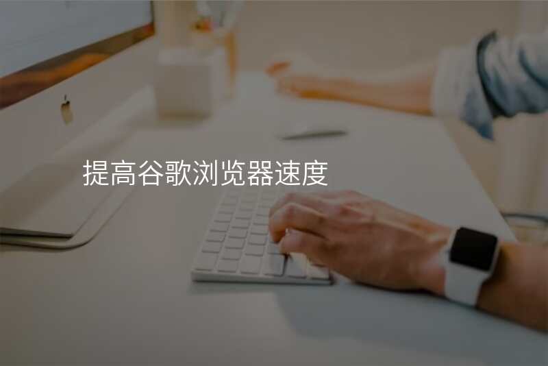 提高谷歌浏览器速度