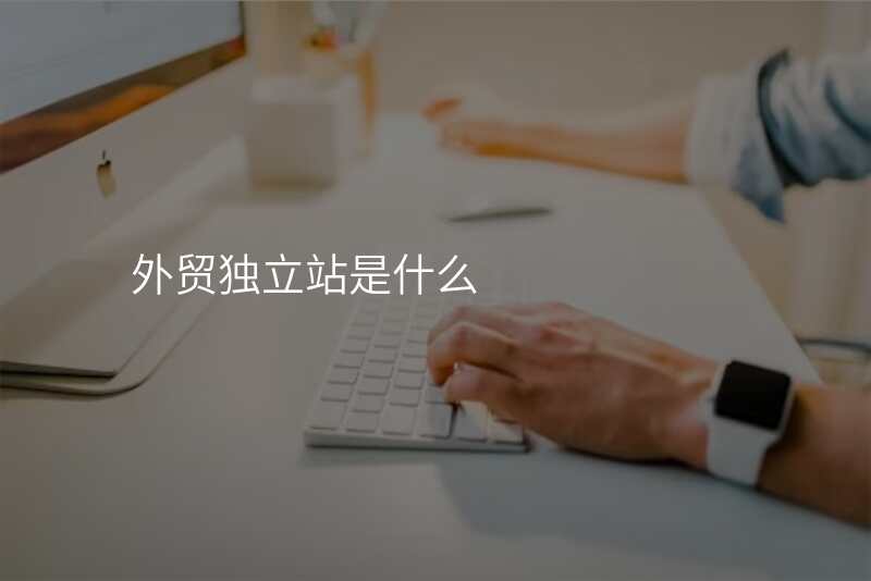 外贸独立站是什么