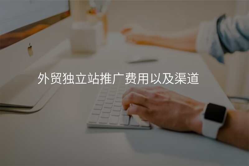 外贸独立站推广费用以及渠道