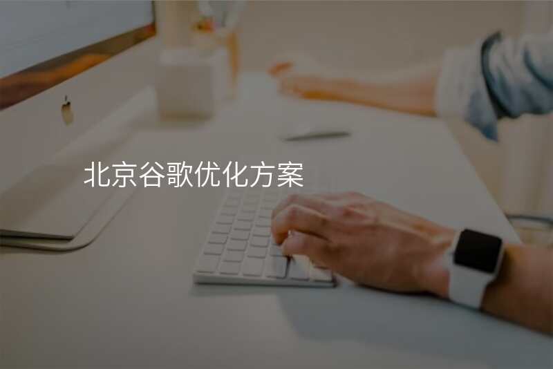 北京谷歌优化方案