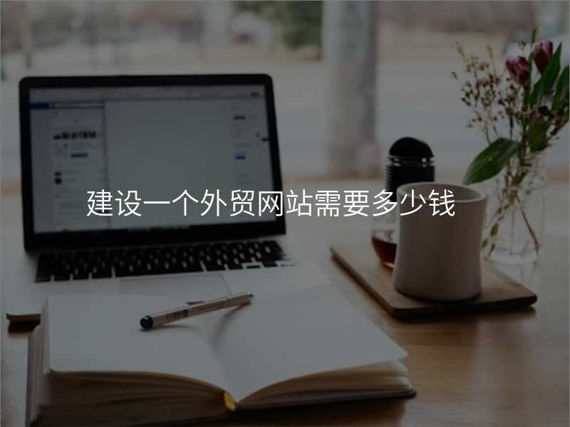 建设一个外贸网站需要多少钱