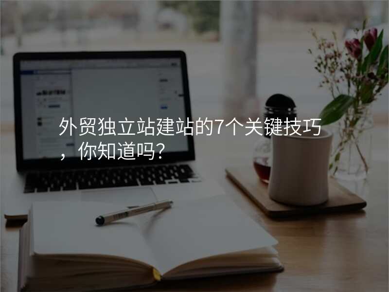 外贸独立站建站的7个关键技巧,你知道吗?