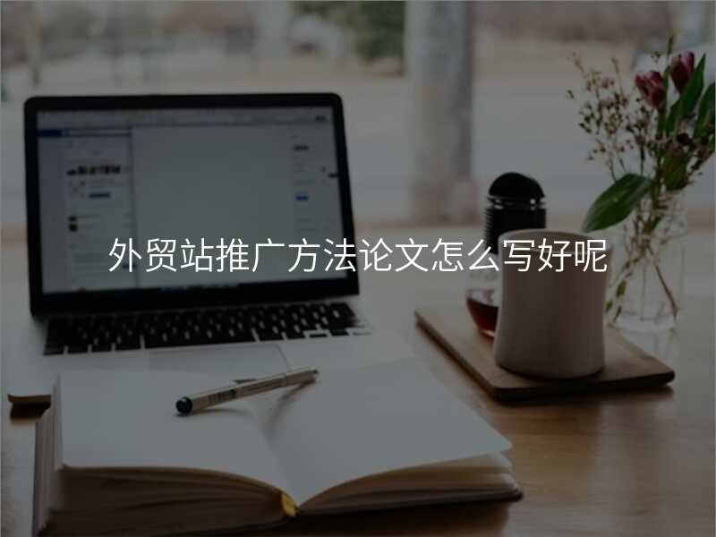 外贸站推广方法论文怎么写好呢