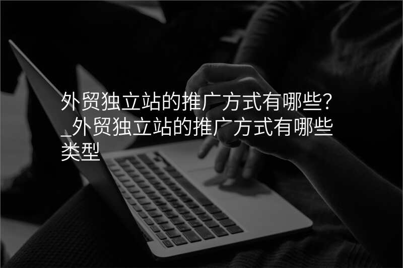 外贸独立站的推广方式有哪些?_外贸独立站的推广方式有哪些类型