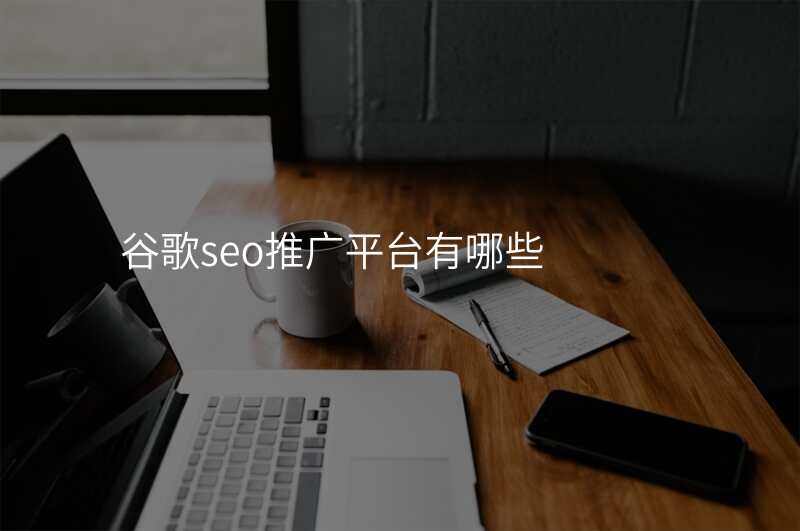 谷歌seo推广平台有哪些