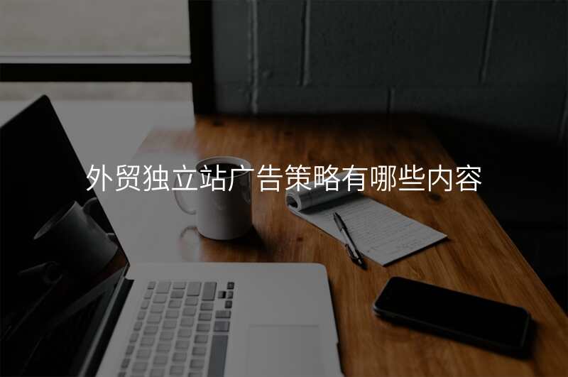 外贸独立站广告策略有哪些内容