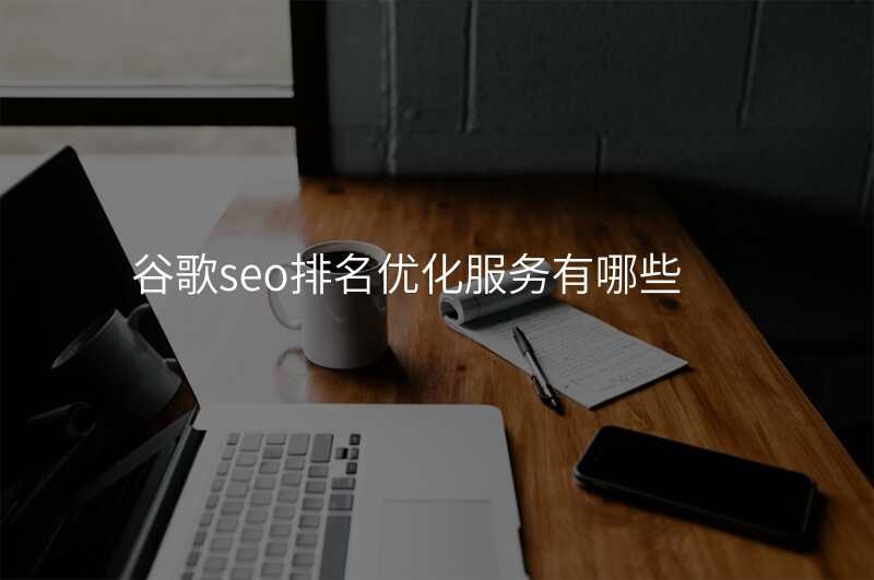 谷歌seo排名优化服务有哪些