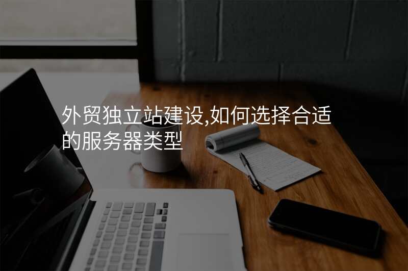 外贸独立站建设,如何选择合适的服务器类型