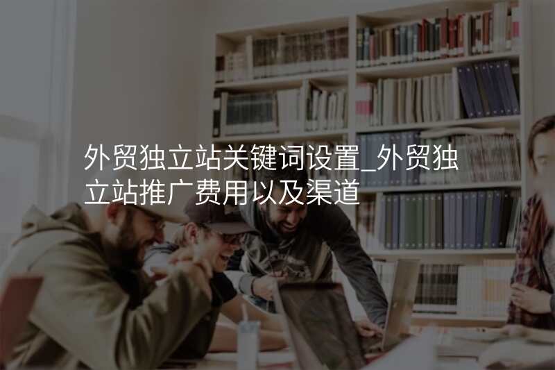 外贸独立站关键词设置_外贸独立站推广费用以及渠道