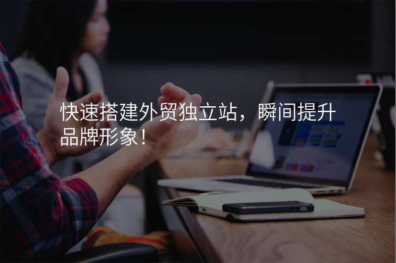 快速搭建外贸独立站,瞬间提升品牌形象!