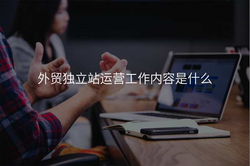 外贸独立站运营工作内容是什么
