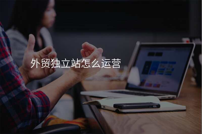 外贸独立站怎么运营