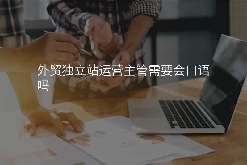 外贸独立站运营主管需要会口语吗